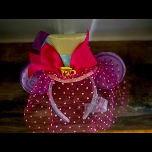 NWT MMMA Minnie Attraction March Tea Party Ears